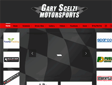 Tablet Screenshot of garyscelzimotorsports.com